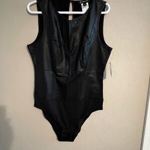 INC International Concepts Black Intimates Top